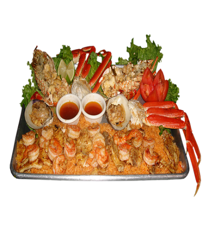 Santiago's_Grill_seafood_sampler